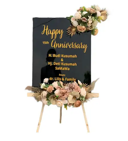 Papan Bunga Akrilik Candi Jaya